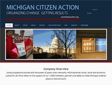 Tablet Screenshot of michcitizenaction.org
